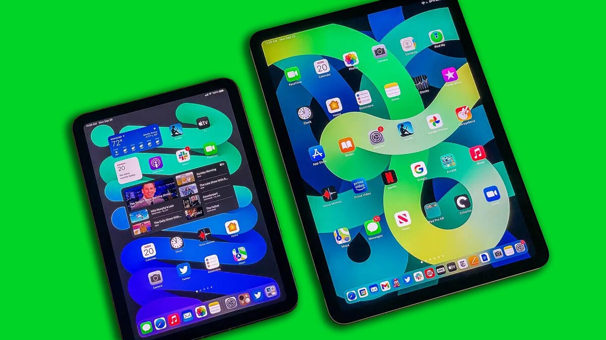 iPad 2021 and iPad Mini