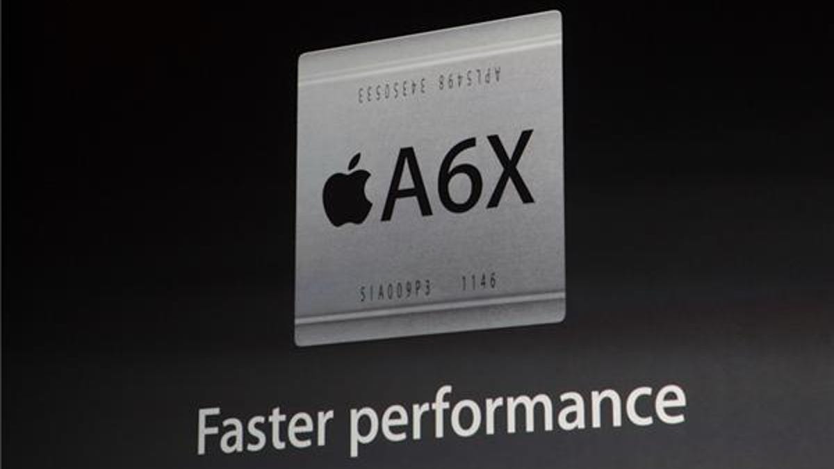Apple&apos;s A6X processor.