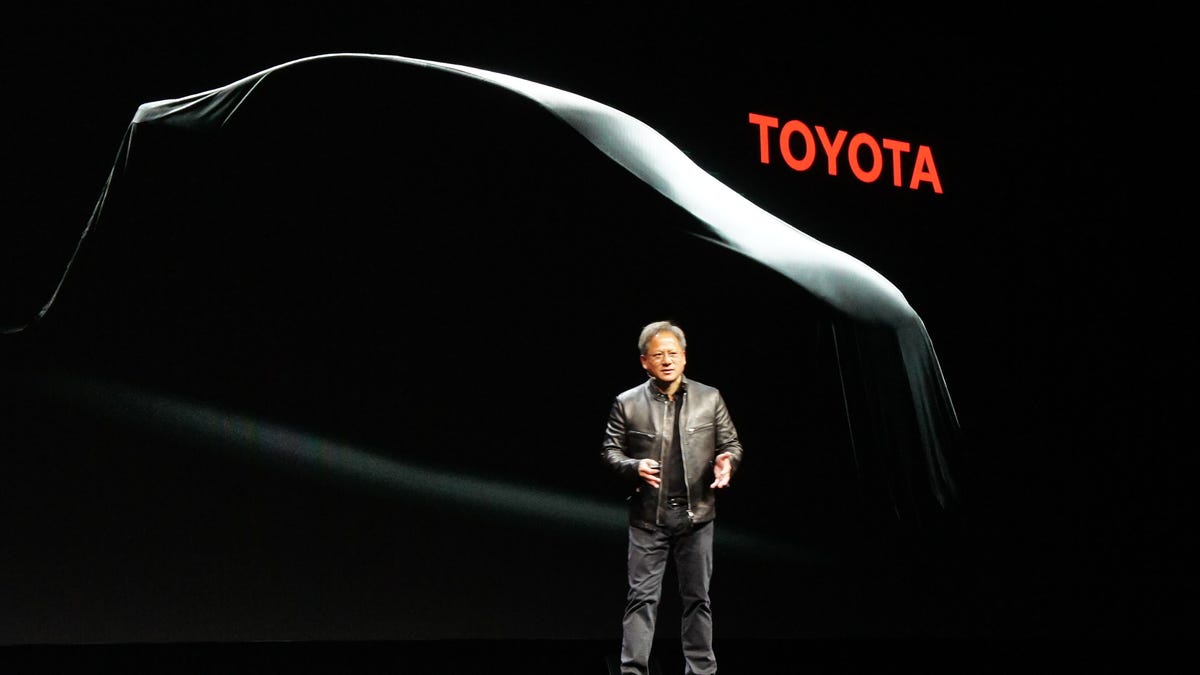 Nvidia CEO Jen-Hsun Huang announces Toyota partnership