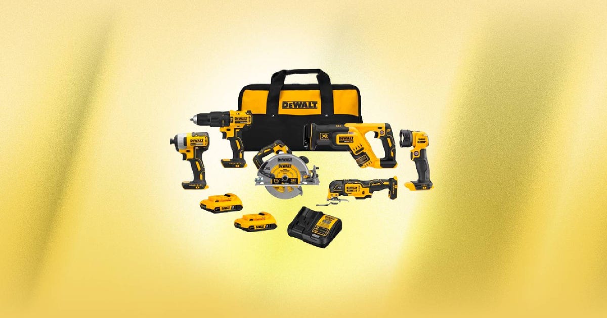 Save Up to 68% on DeWalt Power Tools to Tackle All Your Spring Home Improvement Jobs