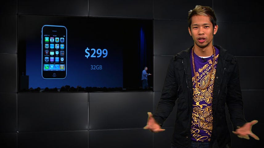 It's $199 for an iPhone 3G S or $499 for me