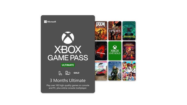 xbox game pass 3 month ultimate membership
