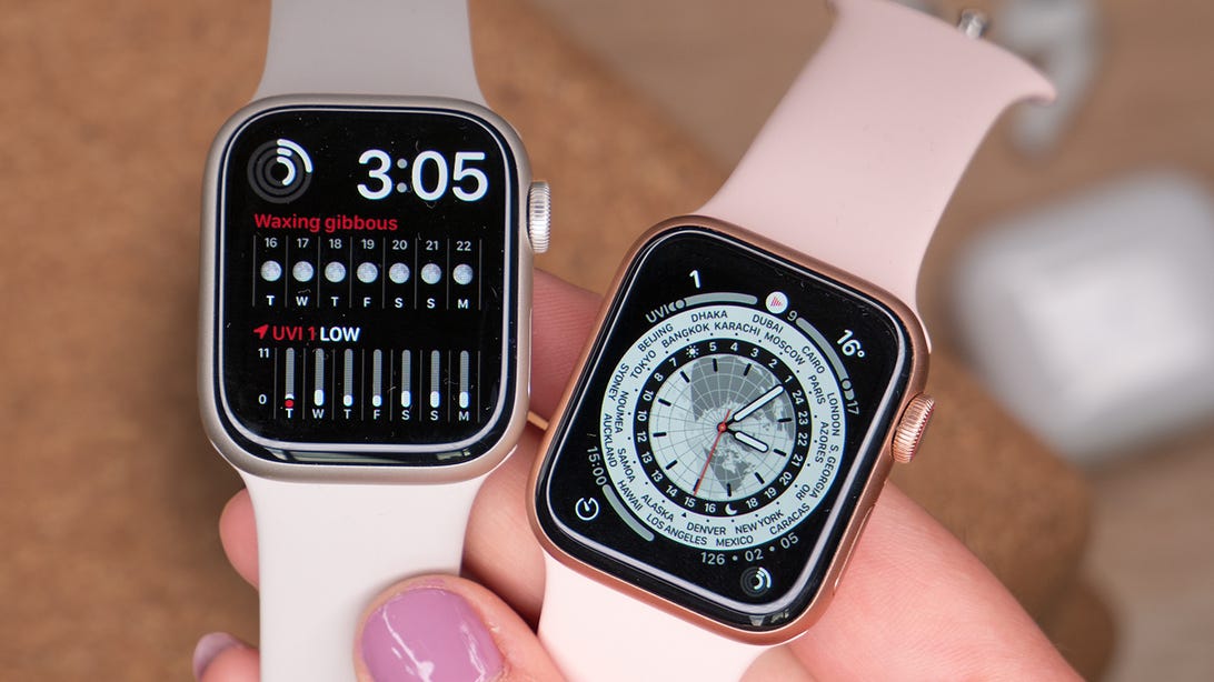 two Apple Watches