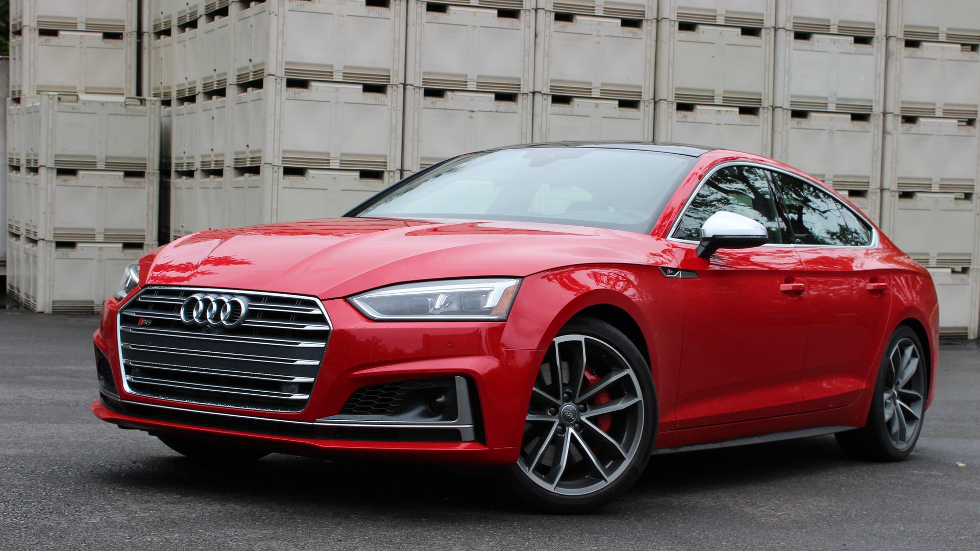 2018 Audi S5 in Tango Red over Rotor Gray