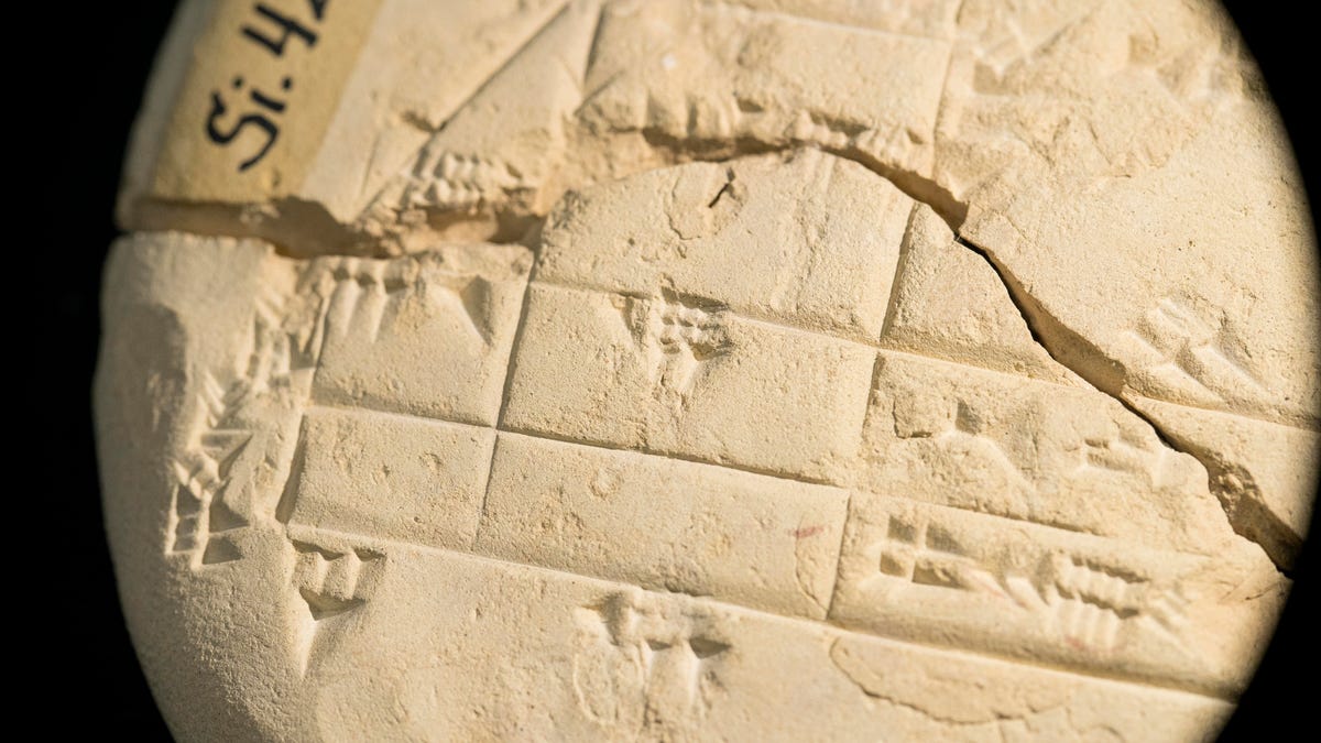 Ancient Babylonian clay