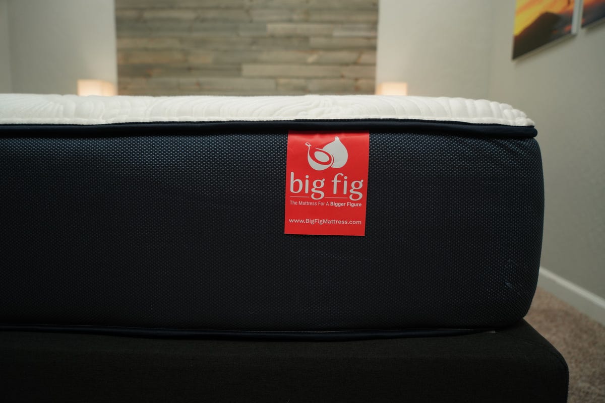 A look at the profile of the Big Fig mattress, made for heavy sleepers