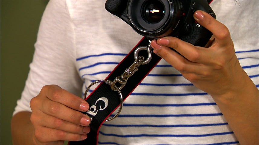 Make a gliding camera strap