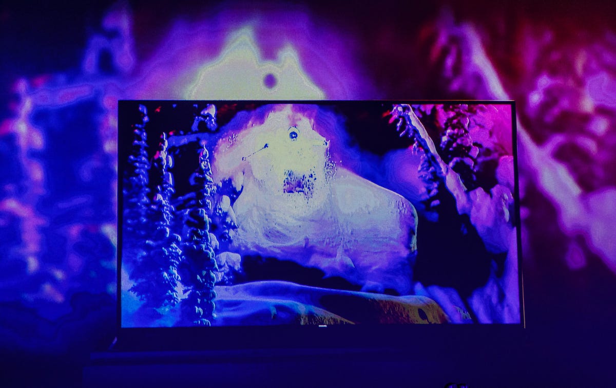 A new version of Ambilight will show actual imagery from the TV screen, not just the general colors. Philips demonstrated the technology at IFA and said it would share more details on October 19.