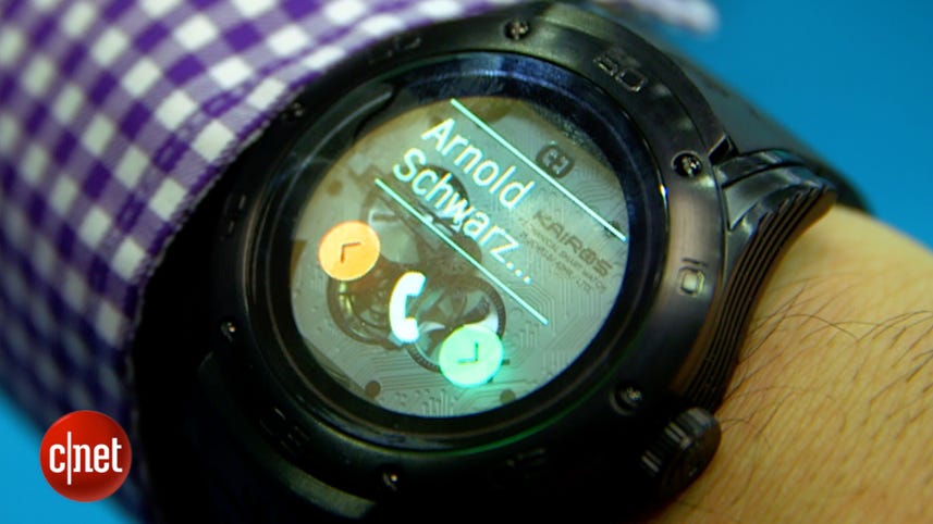 Kairos mechanical watch has a 'floating' display