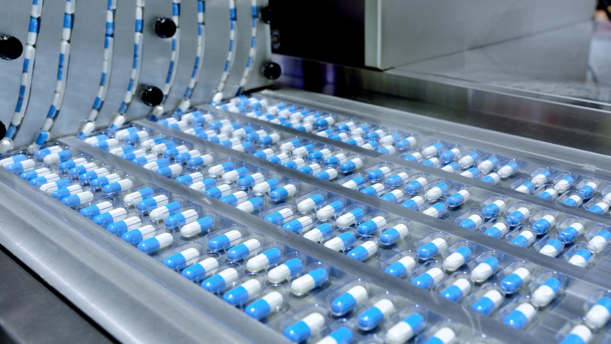 Drug capsule production line