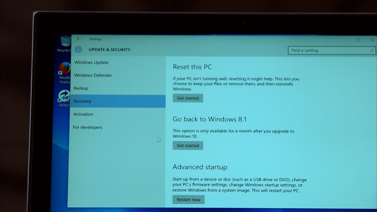 Changed your mind on Windows 10? Here's how you can roll back - Video - CNET