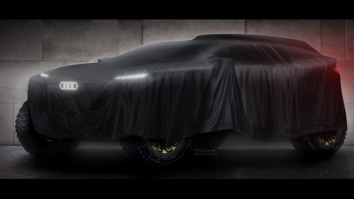 Audi 2022 Dakar off-road SUV teaser