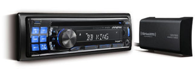 The CDE-124SXM package consists of a CD receiver and the SXV100 SiriusXM Connect vehicle tuner.