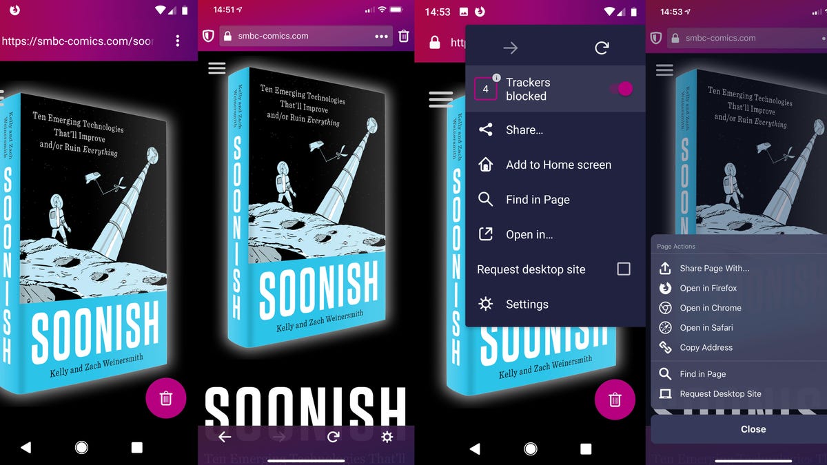 Firefox Focus is a privacy-centric version of Mozilla&apos;s browser designed for quick looks. Mozilla updated it with newer iOS and Android styling.