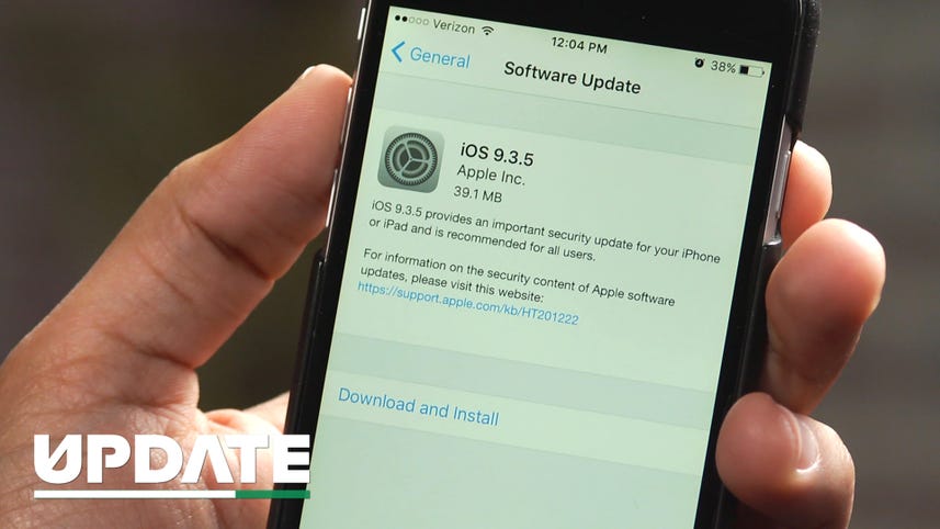 Apple patches major flaws with iOS 9.3.5