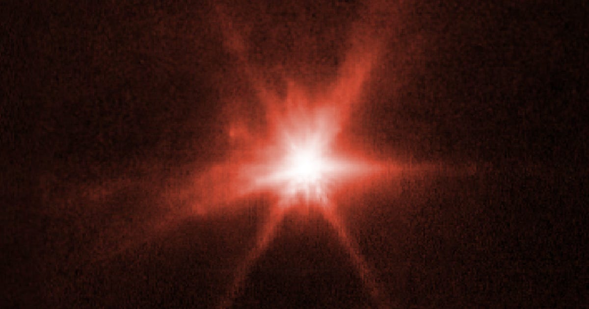 Webb, Hubble Telescopes Capture Stunning Images of DART Asteroid Crash