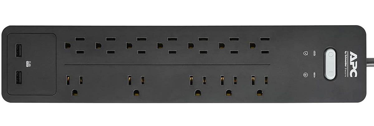A simple surge protector from APC.