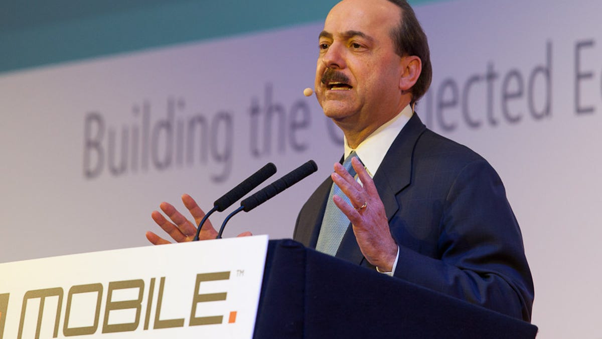 Ralph de la Vega, president and CEO of mobility at AT&T, speaking at Mobile World Congress.