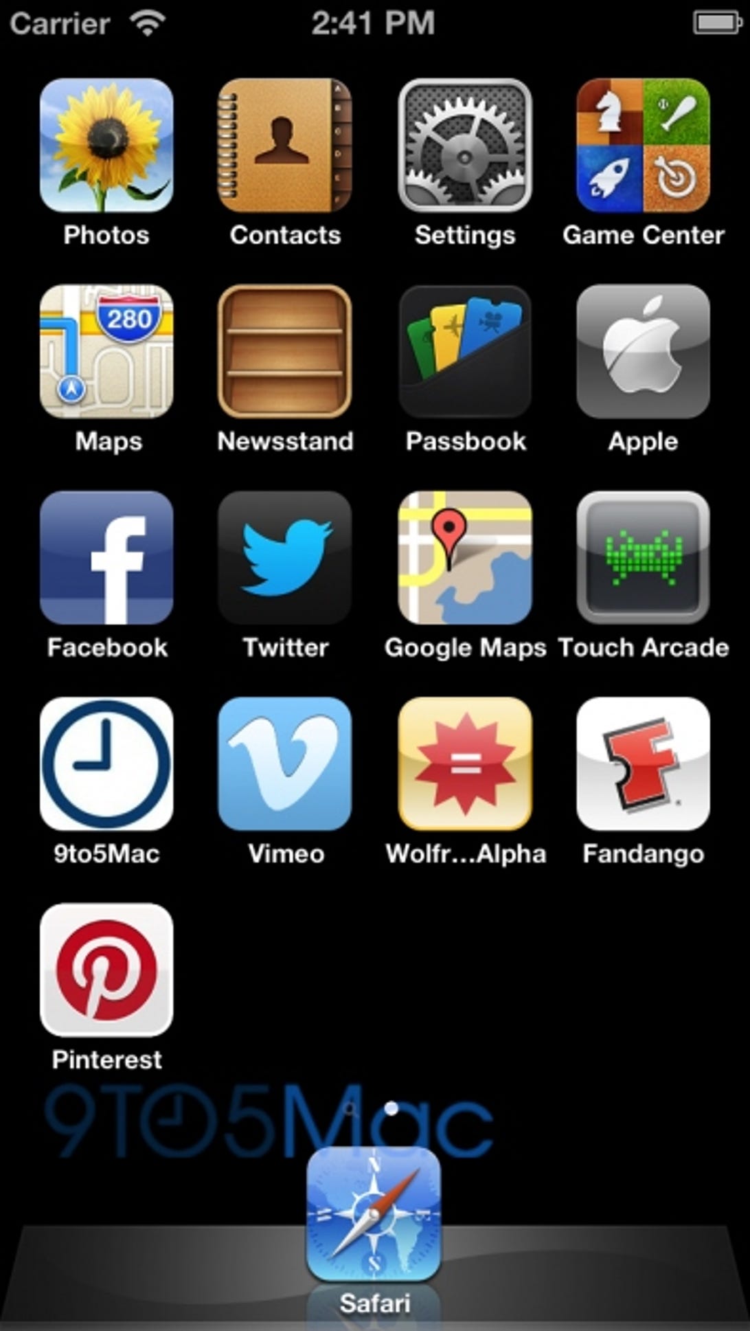 How iOS 6 could handle the extra screen space.