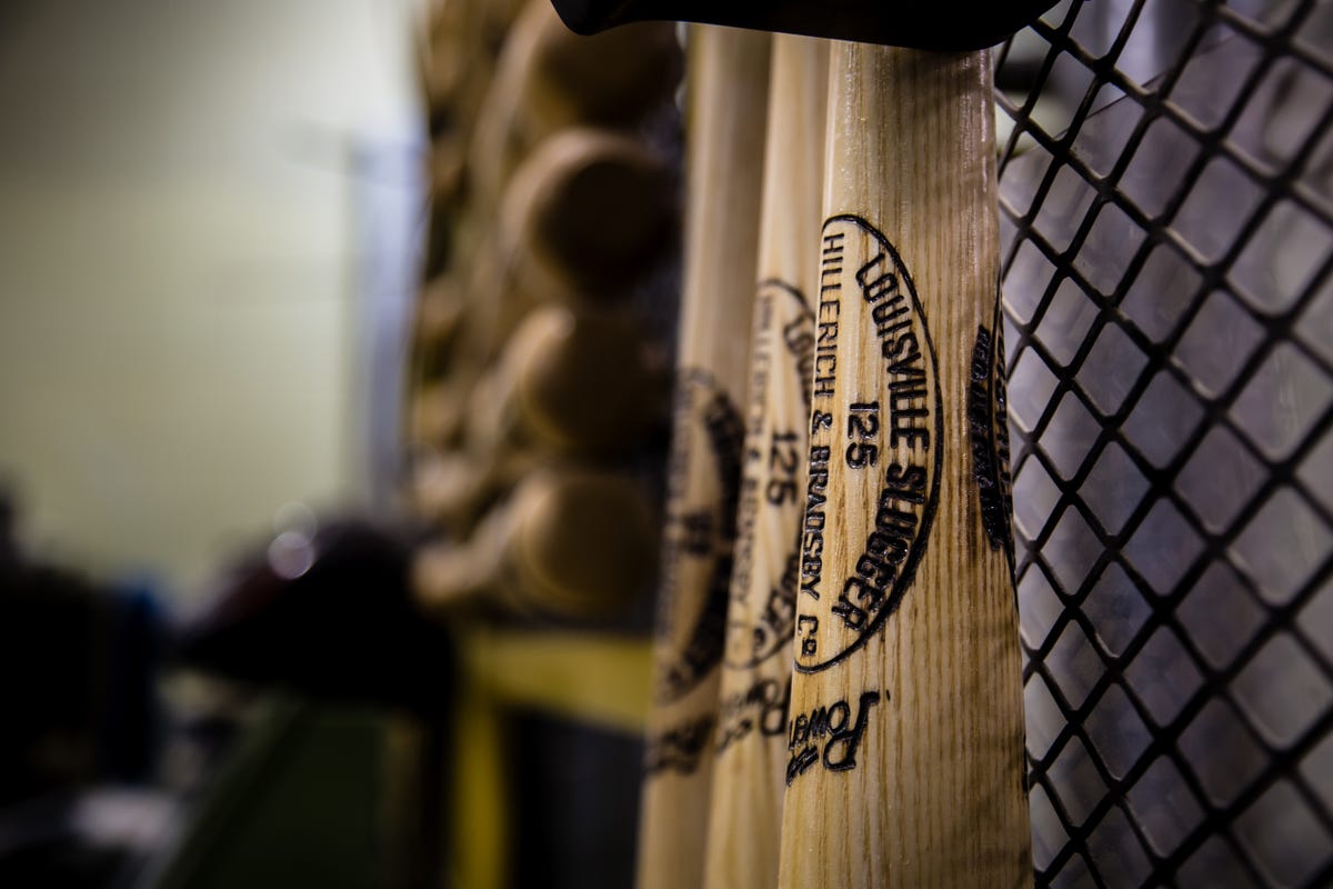 Louisville Slugger baseball bats