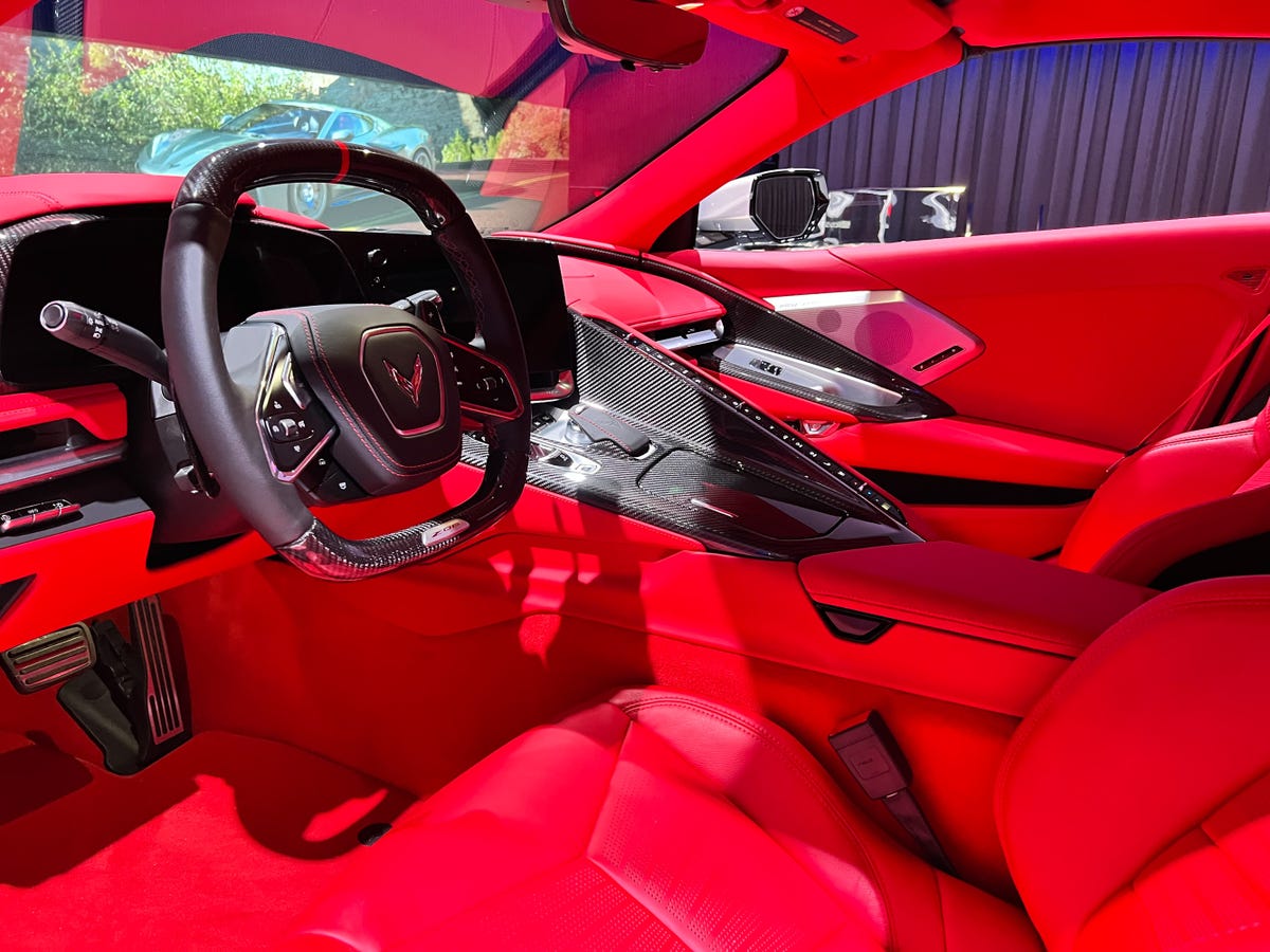 2023 Chevy Corvette Z06 - Adrenaline Red interior