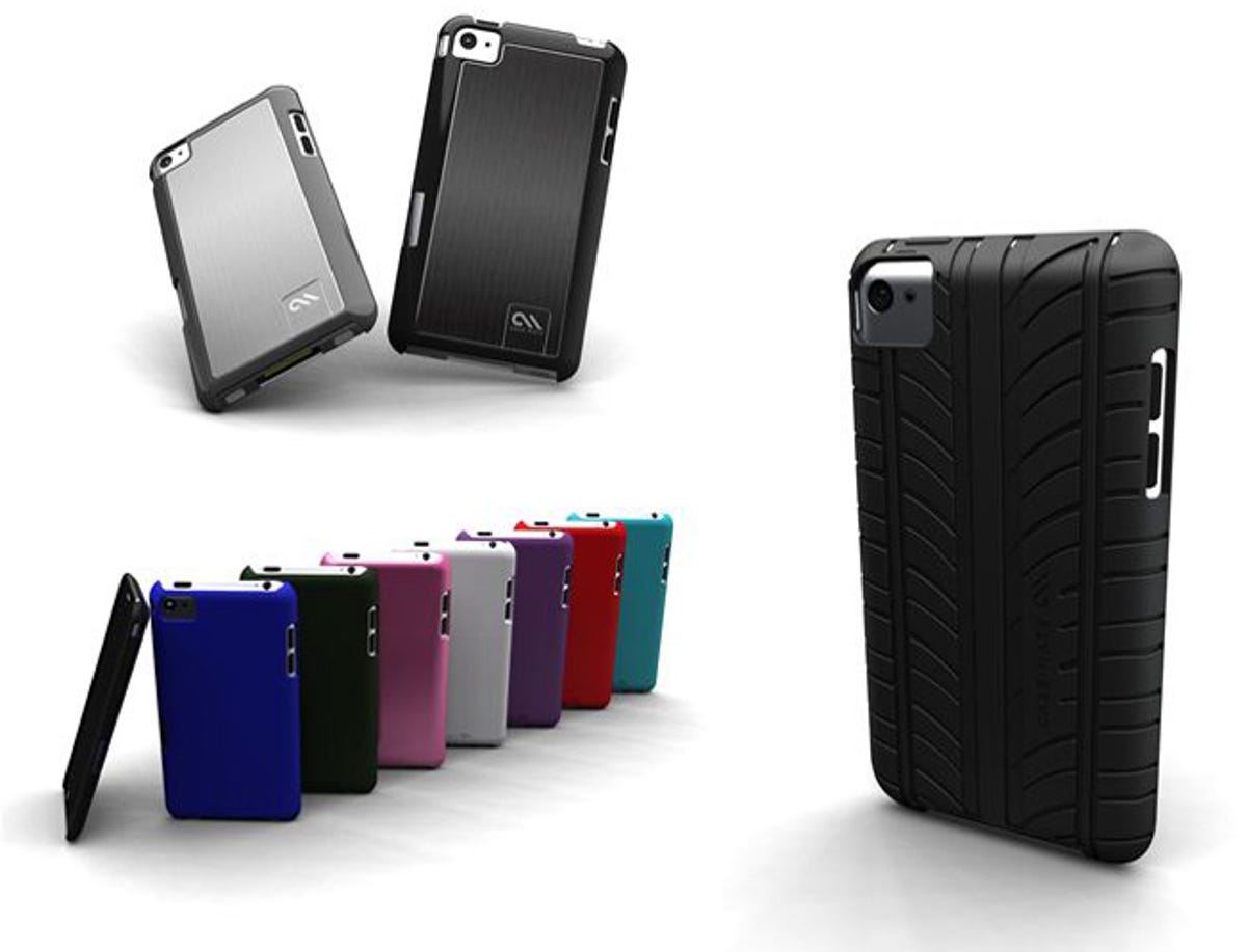 Purported cases for the iPhone show a possible tapered back compared to the blockier iPhone 4 design.