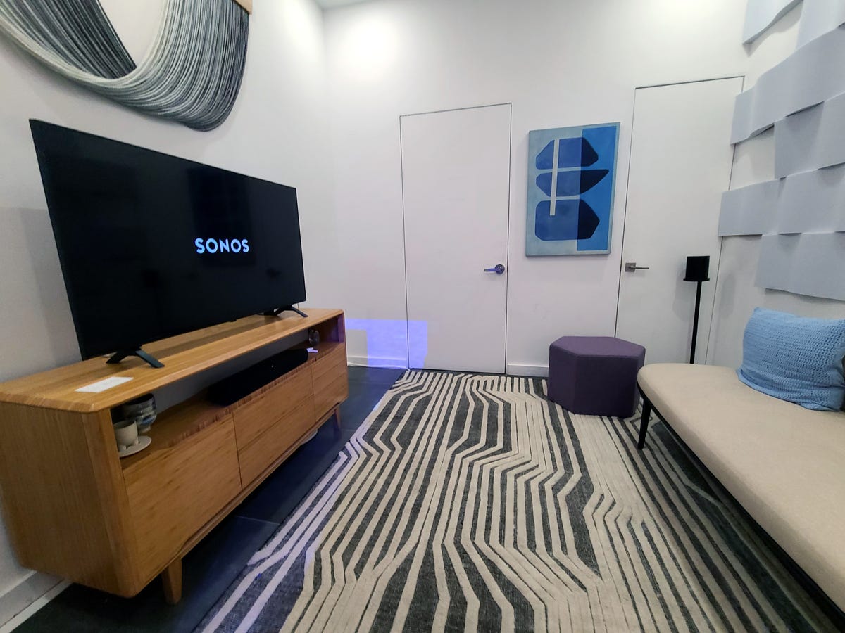 sonos ray in a room