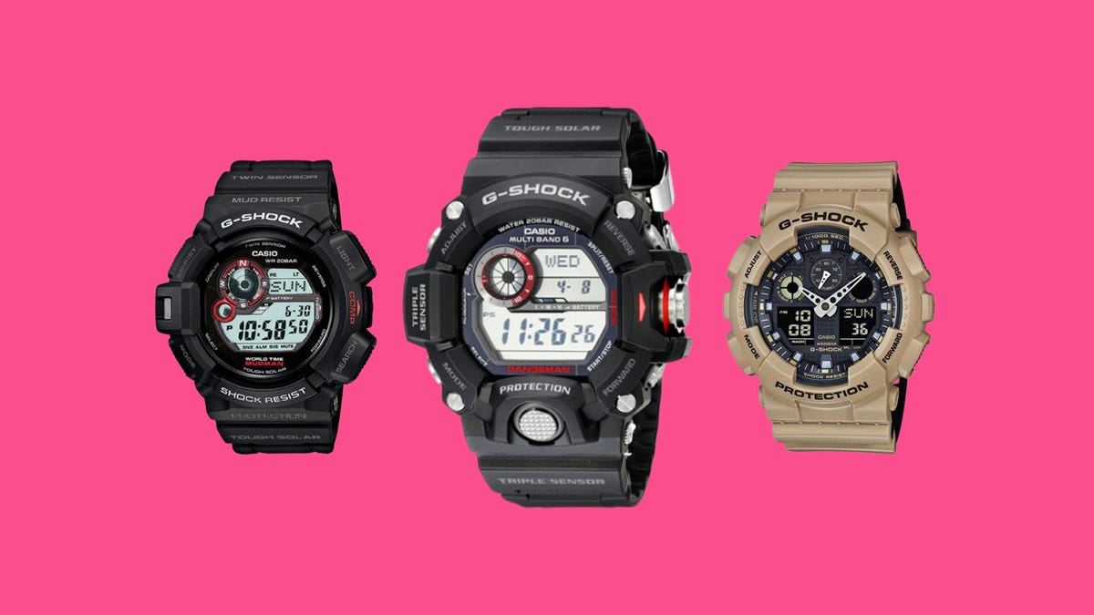 Three G-Shock watches that are on sale at Woot