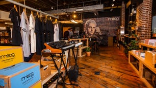 Moog Music factory tour