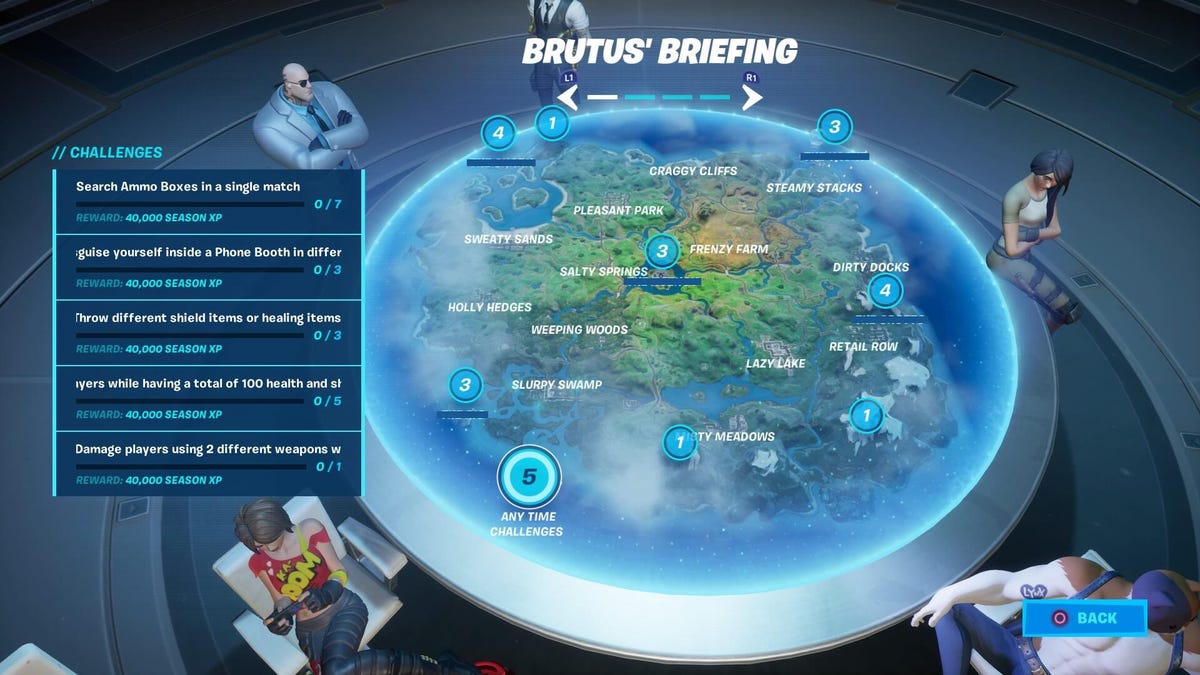 Fortnite Brutus Briefing