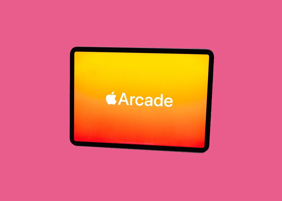 Playing Apple Arcade video games on an iPhone