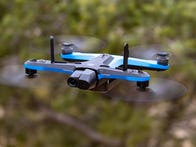 <p>The Skydio 2+ gets a new radio communication system, inluding pop-up antennas, for better range and battery life.</p>