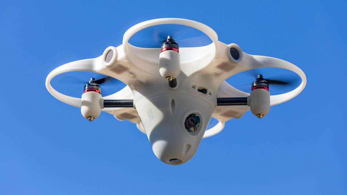 The Sunflower Labs "bee" drone has a main camera to peer at your property. It points inward from your property boundary to avoid concerns from neighbors that you're snooping.