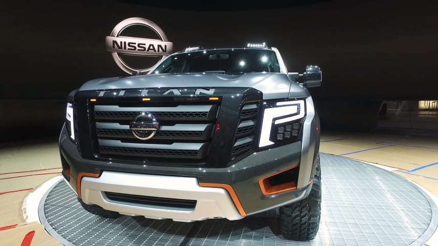 Nissan adds some heavy off-road flavoring for the Titan Warrior Concept
