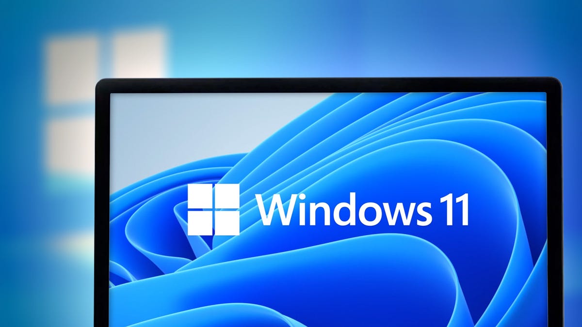 Windows 11 logo on a screen