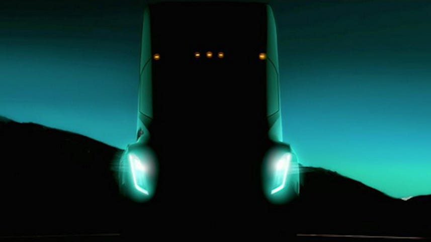 Tesla's semi truck may get 200 to 300 miles on a charge
