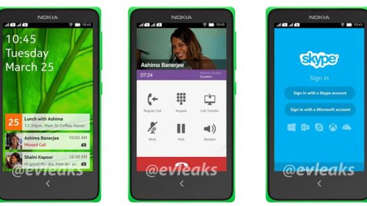 Design mockups of Nokia's rumored Normandy phone.