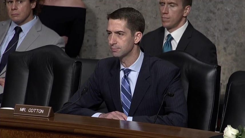 Senator Cotton takes issue with Google's dealings in China