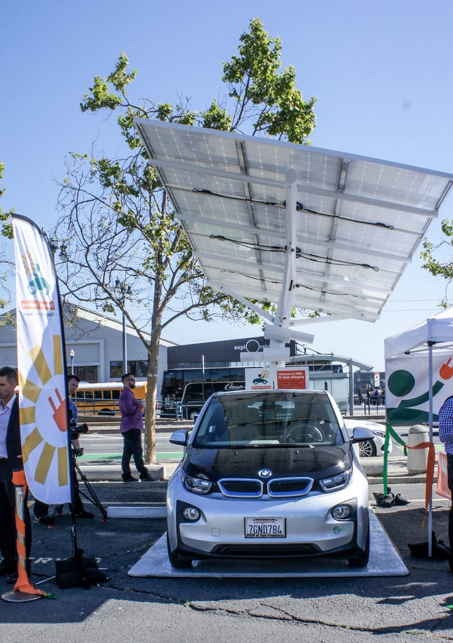 Envision Solar EV charging station