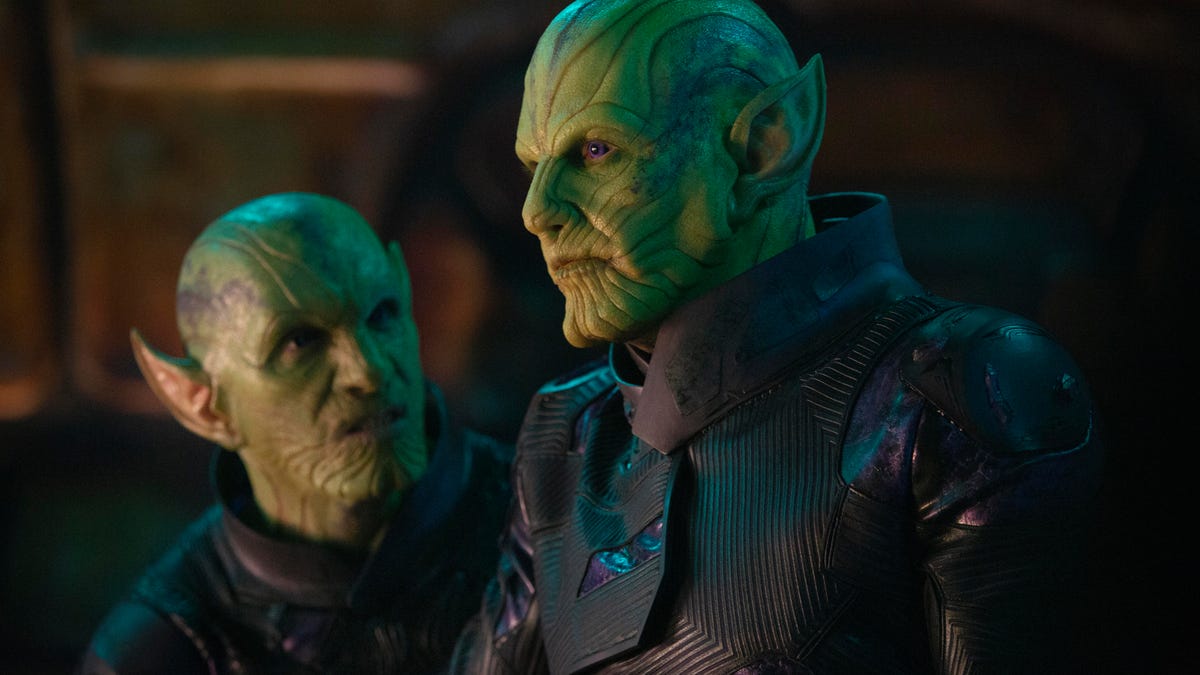 Shape-changing alien Skrulls first seen in the movie Captain Marvel.