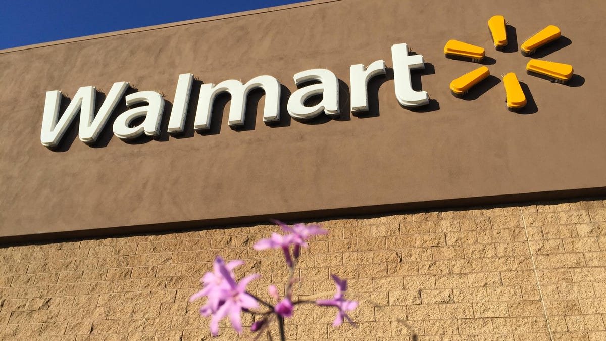 Walmart name and logo.