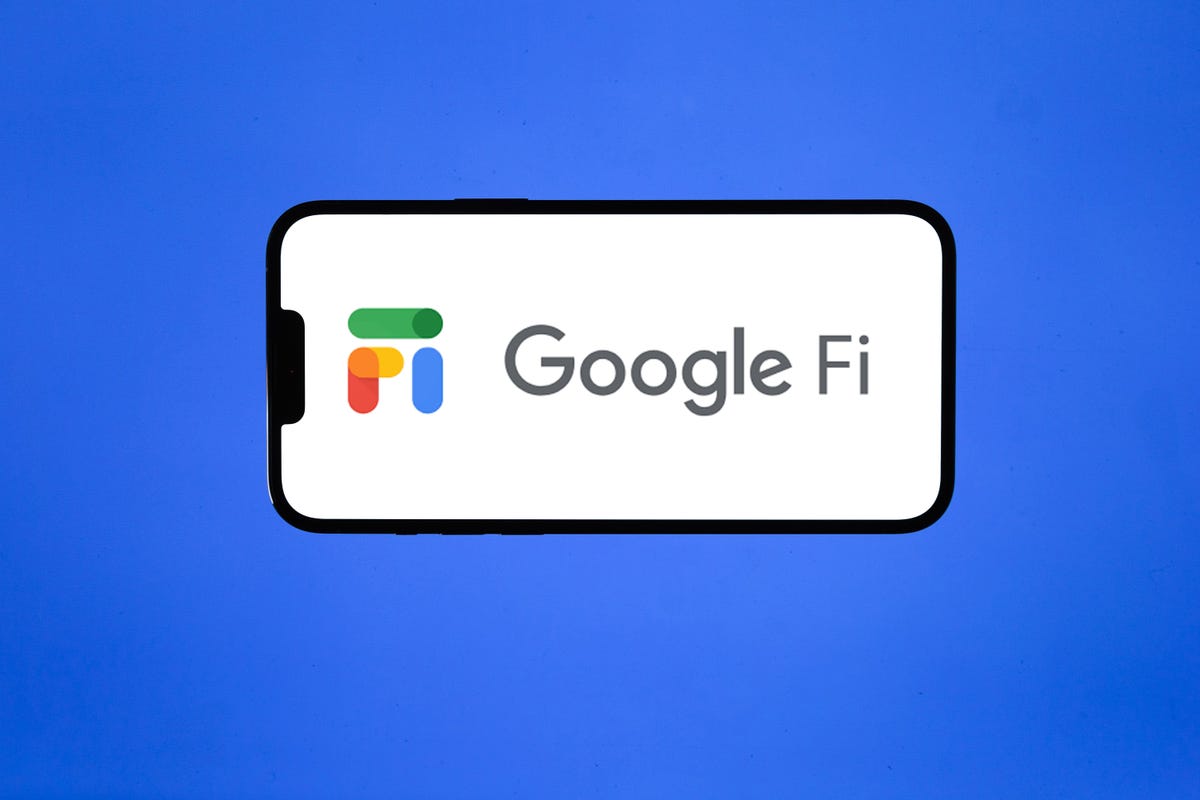 Google Fi logo on a phone