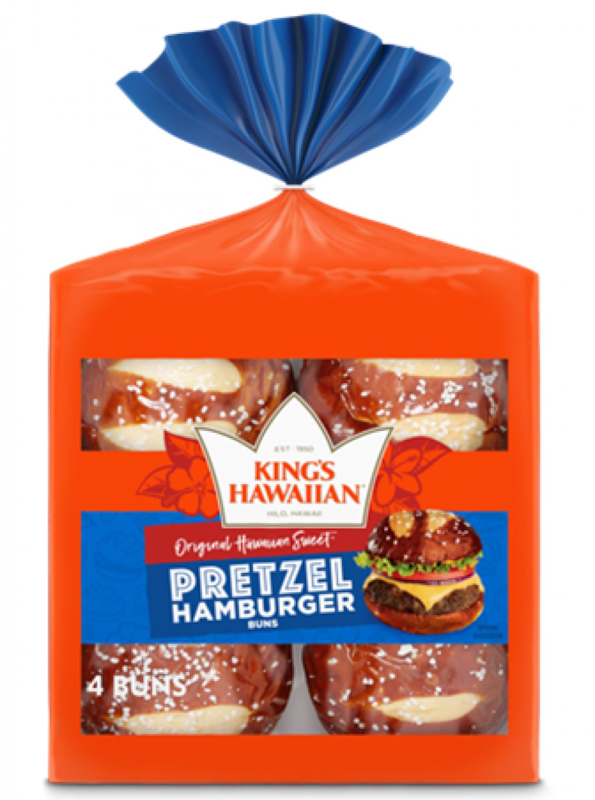 A package of recalled pretzel hamburger buns