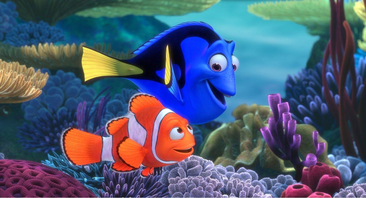 "Finding Nemo" and "Finding Dory"