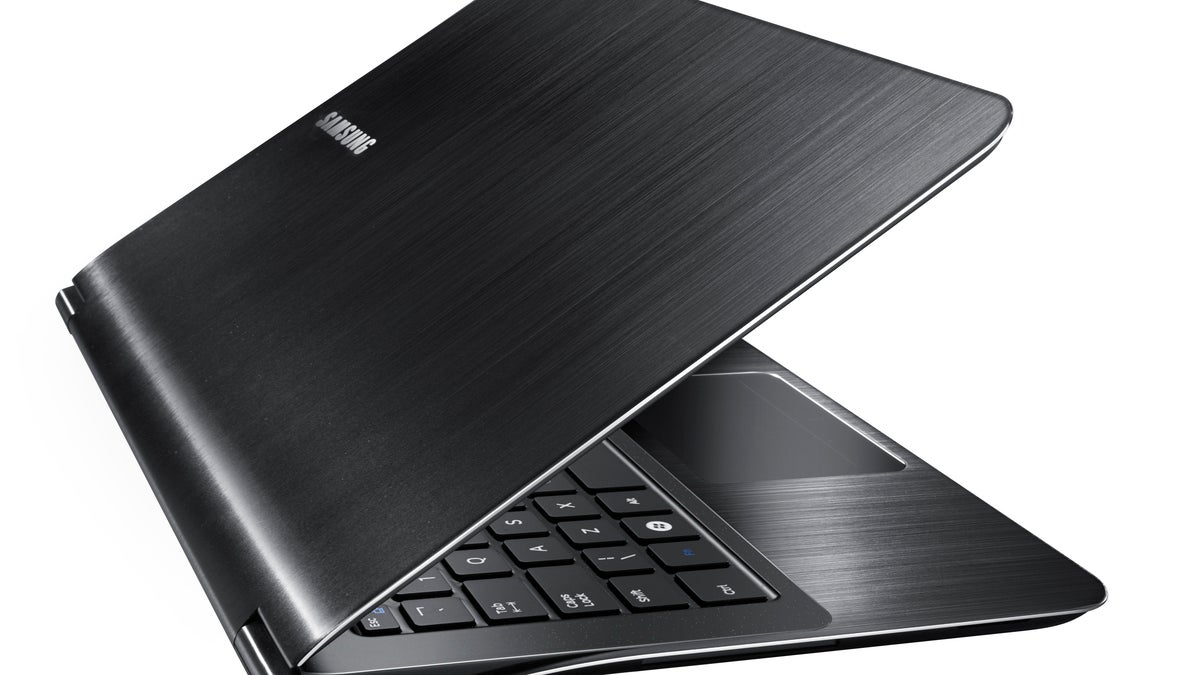 Getting sexy: Samsung&apos;s slim 9 Series laptop.