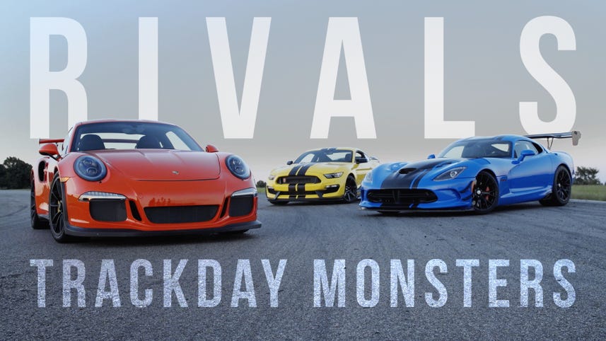 Rivals: Ford Mustang GT350R vs. Dodge Viper ACR vs. Porsche GT3 RS