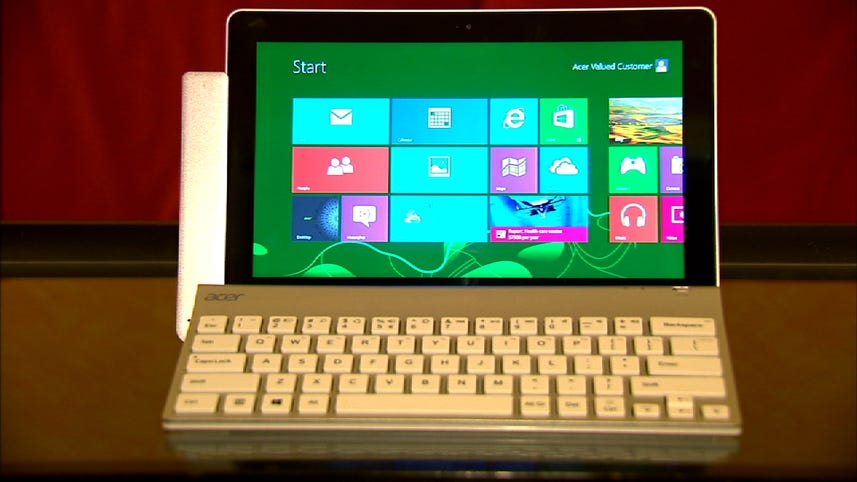Acer's sleek Windows 8 tablet: the Iconia W700