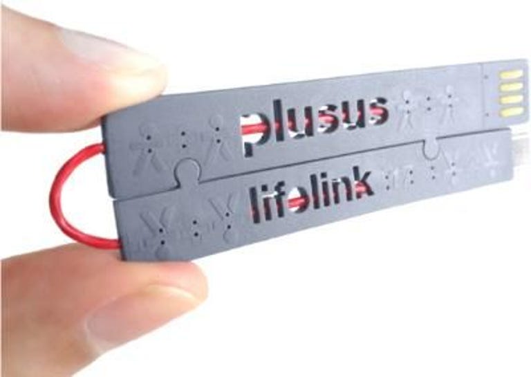 Sync/charge cables don't get much smaller than the PlusUs LifeLink.
