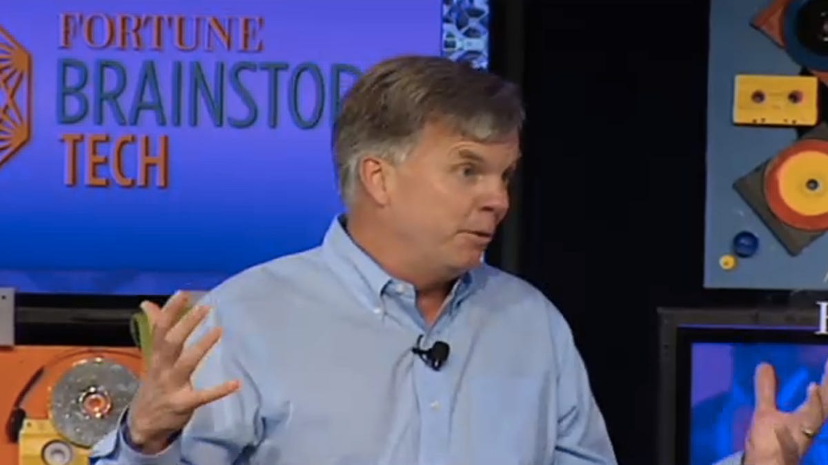 JCPenney CEO and former Apple Retail Chief Ron Johnson speaking at Fortune's Brainstorm technology conference.