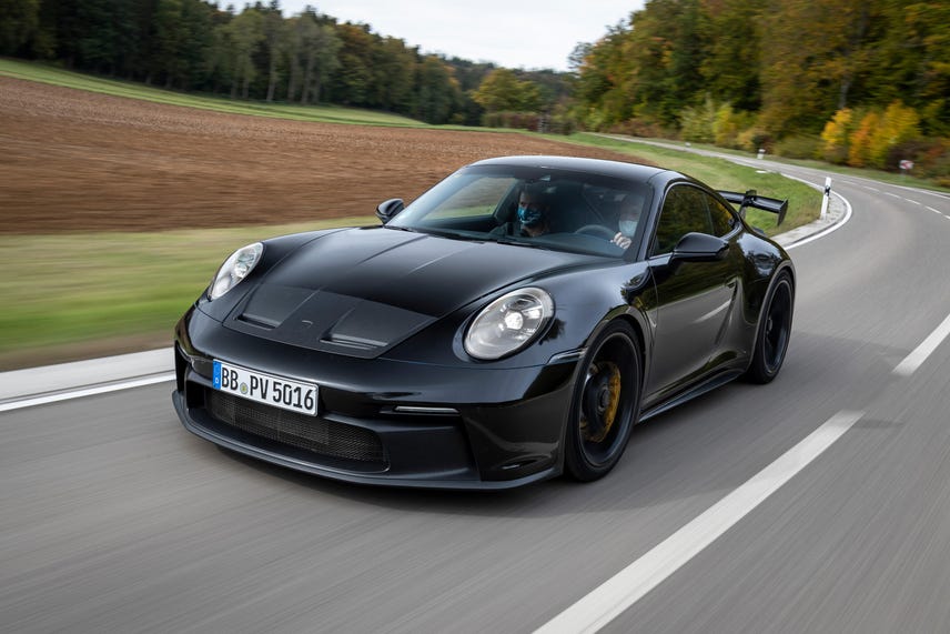 We sneak a peek at the new Porsche 911 GT3